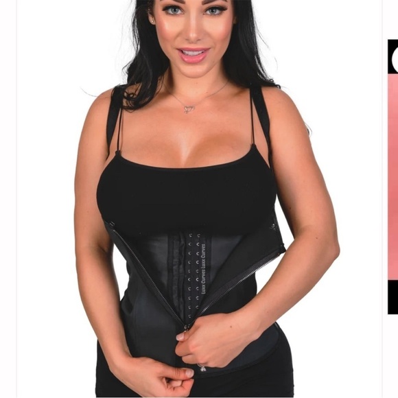 NWT Luxx Curves Double Compression Vest Sculpt Your Body Waist Trainer Size XL - Picture 6 of 8